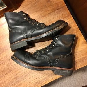 Red Wing Iron Ranger Boots (Size 4 for women, men, or boys)